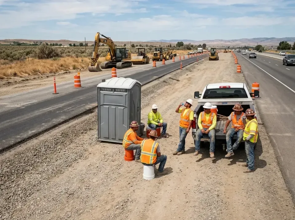 highway-road-construction-crew-007 — frequently asked questions, Porta Potty and Restroom Rentals in Rohnert Park, CA